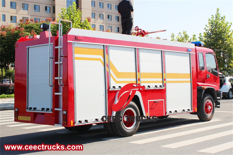 Isuzu chassis Foam Water Rescue Fire Trucks