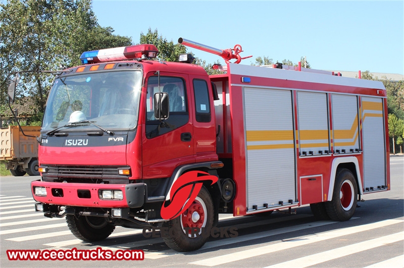 Isuzu chassis Foam Water Rescue Fire Trucks