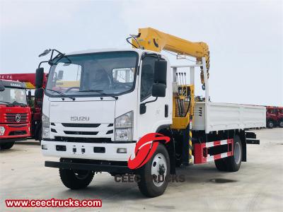 Isuzu 700P 4x4 off road boom crane truck