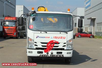 Isuzu 5 Ton articulated crane lorry truck