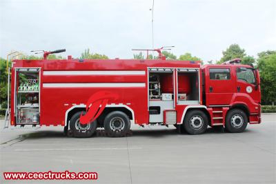 Isuzu heavy rescue dry powder fire truck