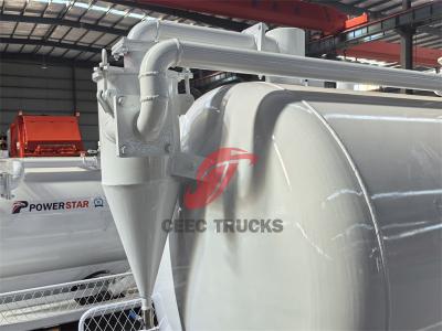 5,000 liters vacuum pump tanker body