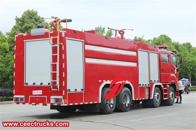 Isuzu heavy rescue dry powder fire truck