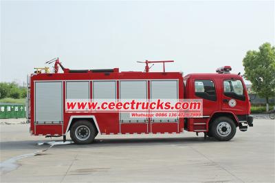 Rescue Fire Truck made by Isuzu FTR chassis