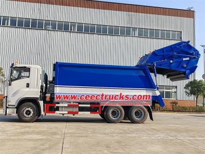 Philippine Isuzu 20 cbm rear loader garbage truck