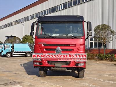 Howo 20 cbm rear end loading garbage truck