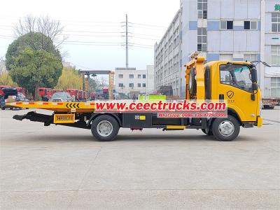 Isuzu ELF 5 Ton recovery crane flatbed road rescue truck