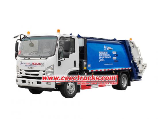 Isuzu 10 yard rear lift garbage truck