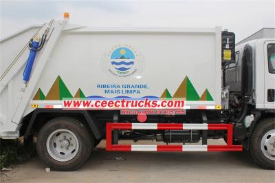 Philippine Isuzu ELF waste compactor truck