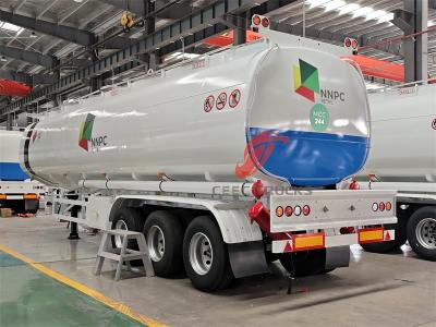 Nigeria 40000L diesel tanker semitrailer
