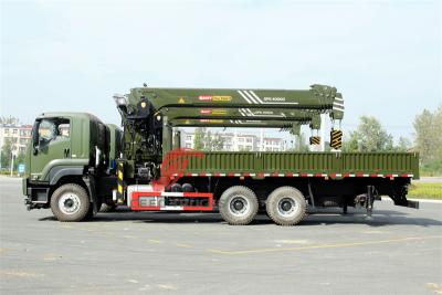 Philippine Isuzu GIGA 380HP boom crane dropside cargo truck