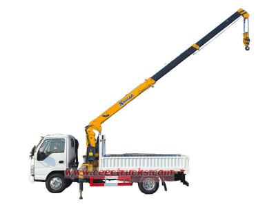 Isuzu truck with 3Ton crane lift