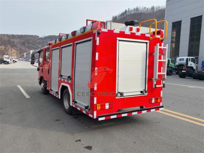 Africa ISUZU double cabin fire fighting truck