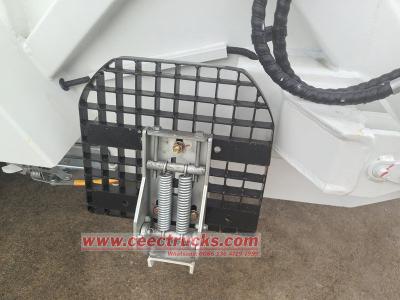 Isuzu ELF NPR rear loader garbage truck