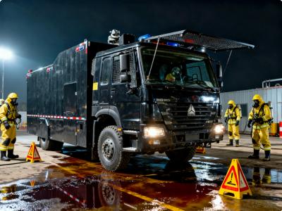 Howo 340HP heavy fire Water Cannon Riot Truck
