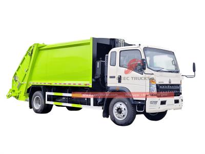 Howo 10CBM garbage compactor truck