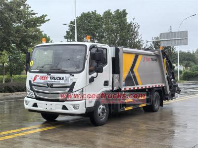 FOTON 10CBM garbage compactor truck with CUMMINS engine