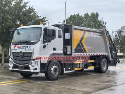 FOTON 16CBM rear end loader garbage truck