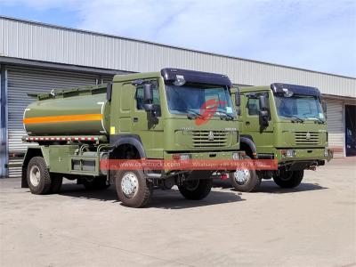 HOWO 290HP all drive fuel delivery tank truck