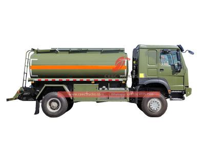 HOWO 290HP all drive fuel delivery tank truck