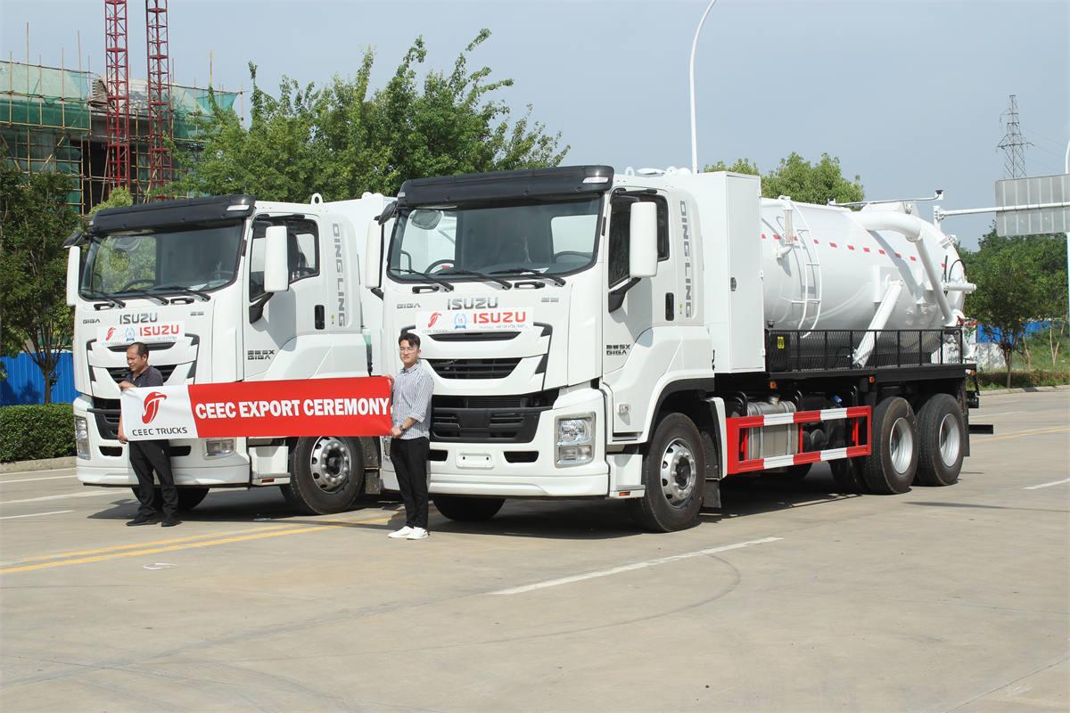 Maßgeschneiderter ISUZU GIGA 12000 Liter Vakuum-Abwasserwagen mit MORO-Pumpe