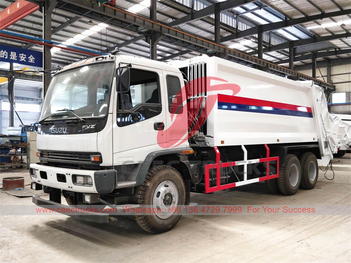 CEEC produzierte den Müllverdichter ISUZU FVZ 20 CBM für den Export