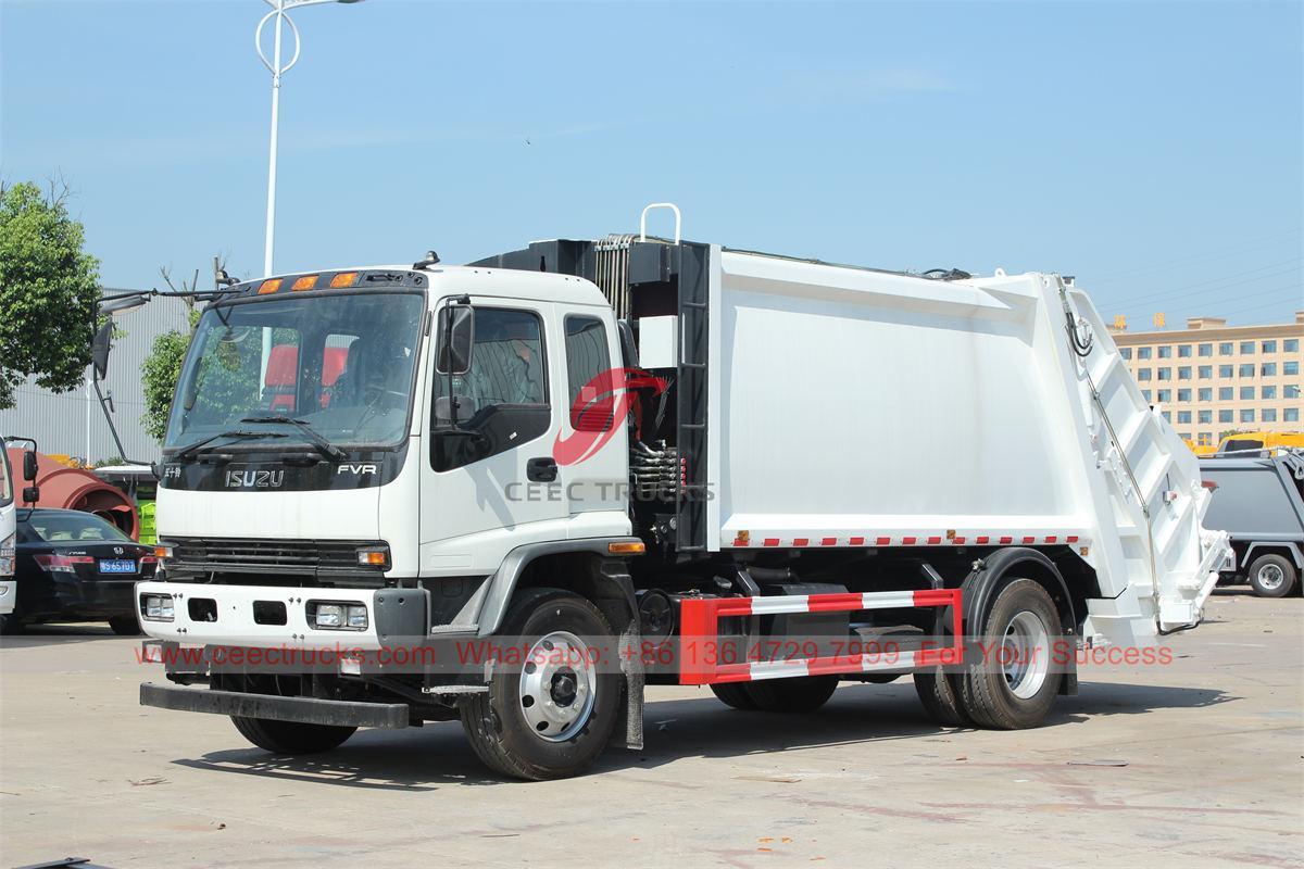 Isuzu FVR 14 CBM Abfall Compactor -LKW nach Philippinen exportiert