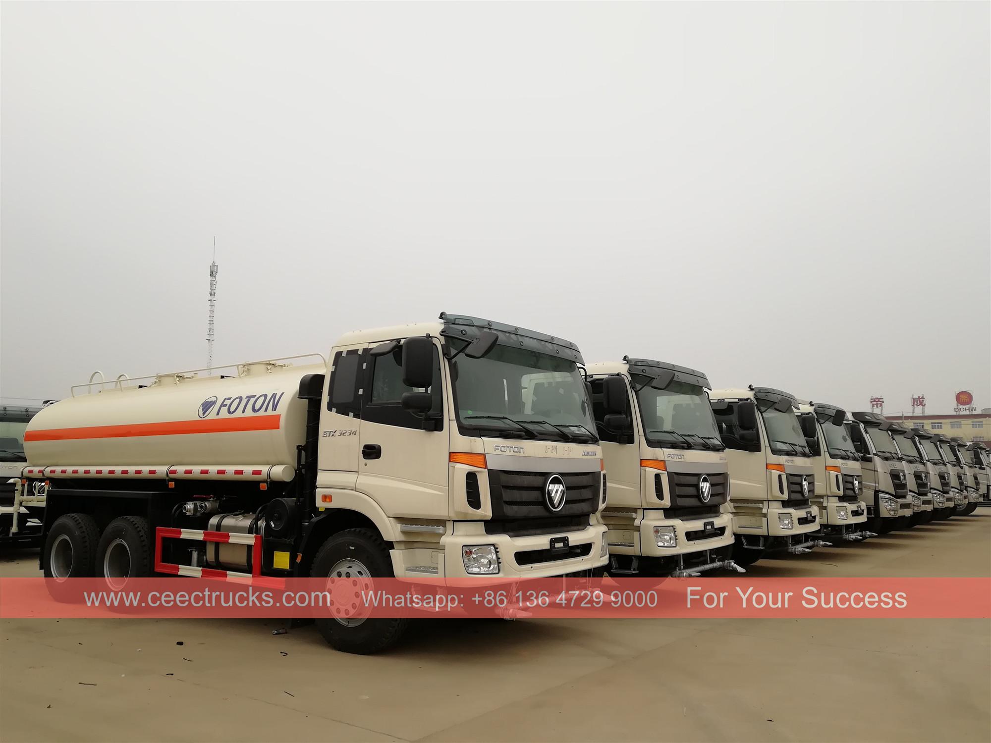 35 Einheiten FOTON-Wassertankwagen wurden nach Afrika geliefert