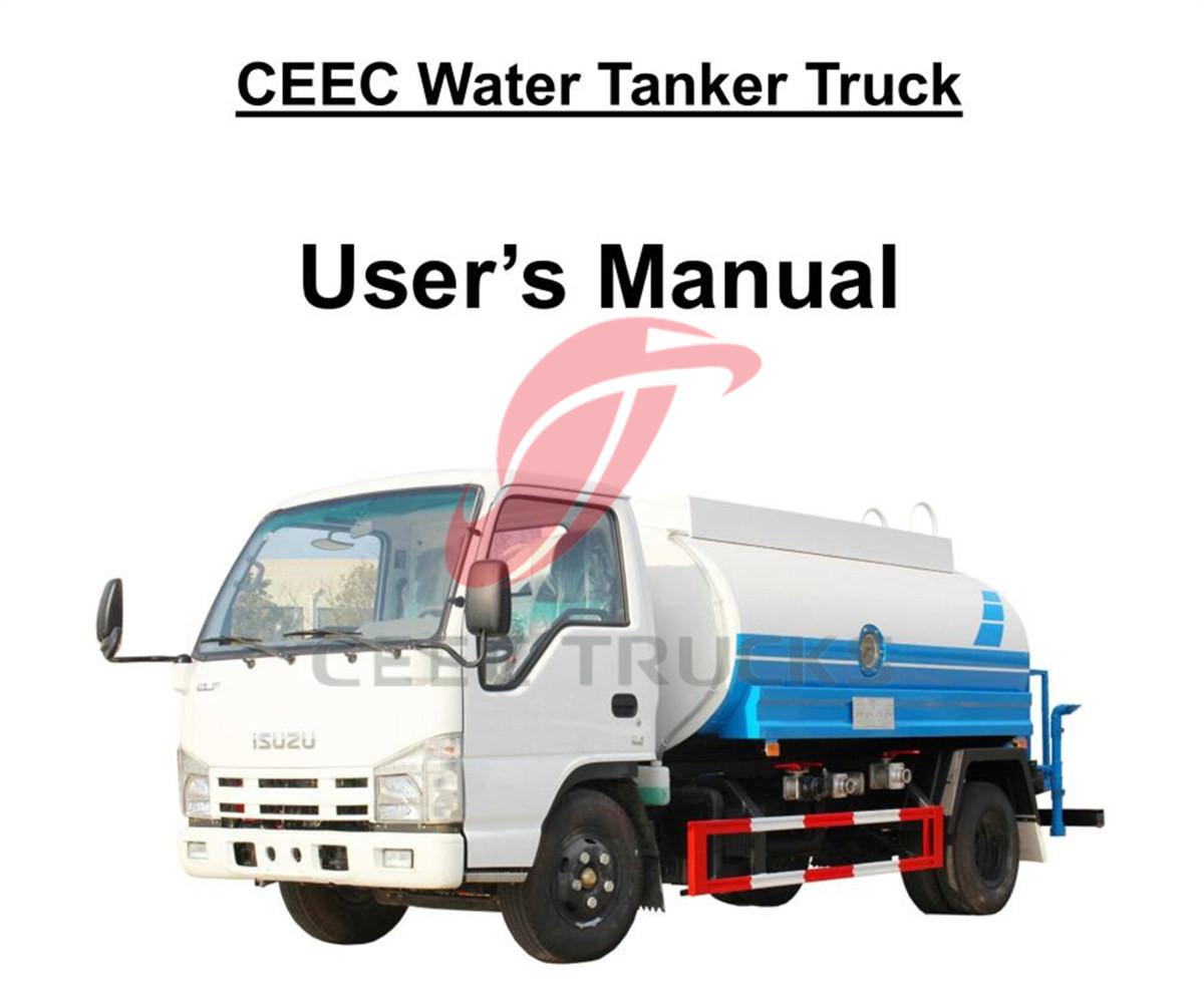 Myanmar – Handbuch für den Wassertankwagen ISUZU 5000L