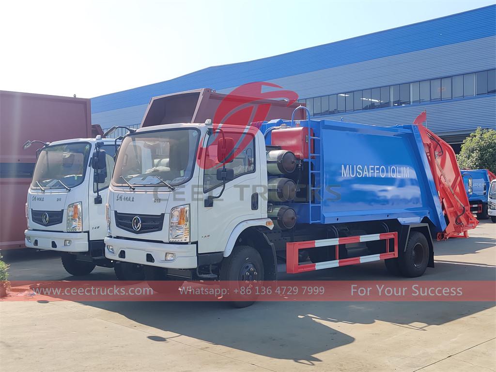 10 Einheiten DONGFENG CNG Müllverdichter 6cbm Export Usbekistan