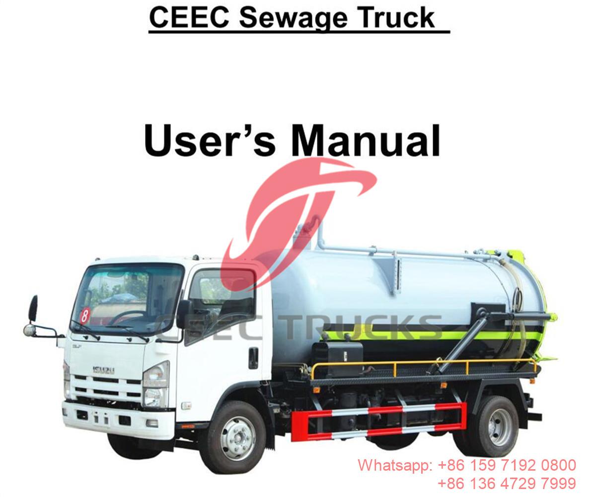 Dubai – ISUZU ELF 8000L Abwasserfahrzeug-Handbuch