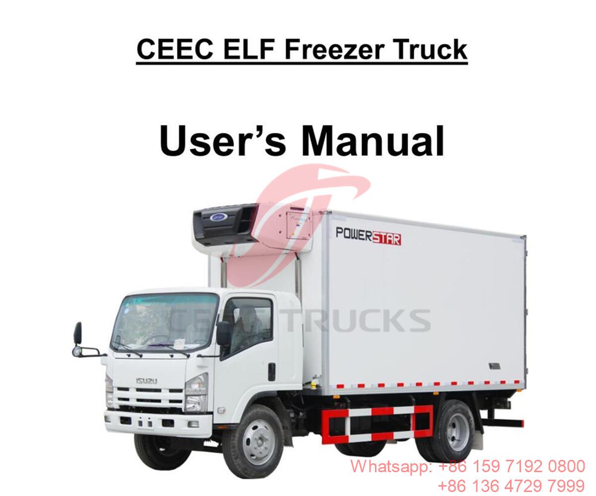 Französisch-Polynesien – ISUZU ELF 8Tons Freezer Truck Manual