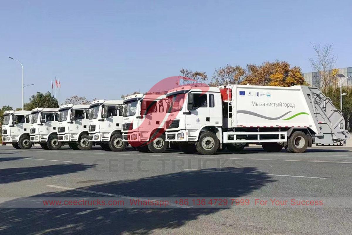 Kirgisistan – 6 Einheiten Shacman-Müllverdichter wurden von CEEC TRUCKS exportiert