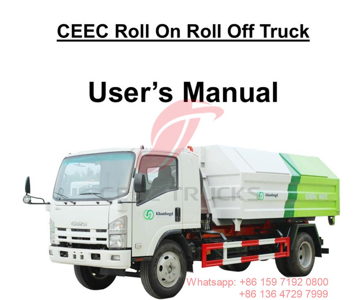 Mongolei – ISUZU 12CBM Roll-on-Roll-off-Truck-Handbuch