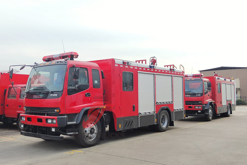 ISUZU 240 PS FVR-Feuerwehrauto-Export nach Afrika